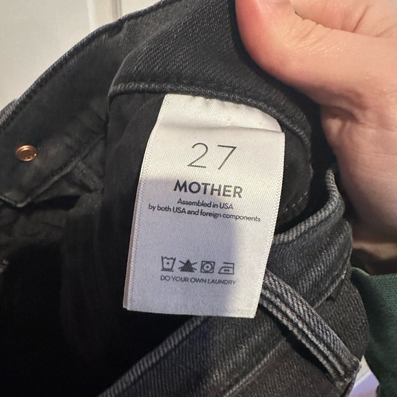 MOTHER The Hustler High Waist Fray Hem Ankle Bootcut Jeans - Picture 11 of 13